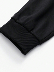 Conjunto personalizado de dos piezas OEM chándal con capucha y sudadera Lisa estampada de alta calidad para hombre - Product Image 6