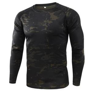 Design personnalisé Veste de chasse camouflage à manches longues pour jeunes Polyester jersey respirant Camouflage Chemises de chasse à manches longues pour hommes - Product Image 6