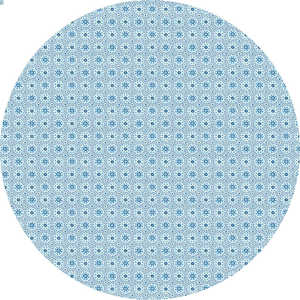 Superposición de mesa de puntos azul claro Decoración y accesorio de mesa elegante - Product Image 1