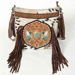 Floral Hand Tooled <b>Bag</b> Bohemian Western Leather <b>Saddle</b> Blanket Tote <b>Bag</b> Manufacturer Ready to Stock - Product Image 3