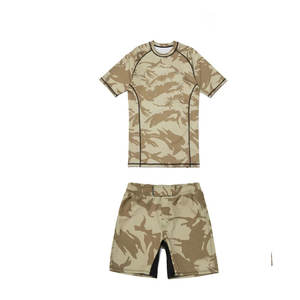 2026 New Arrival OEM Custom <b>BJJ</b> <b>Rash</b> <b>Guard</b> Sublimation Print Spandex Fabric Manufacturer Fight Rashguards - Product Image 1