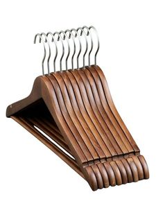 Percha de Madera de Una Sola Capa de Primera Calidad, Duradera y Antideslizante para Guardarropa, Baño y Armario al Mejor Precio - Product Image 6