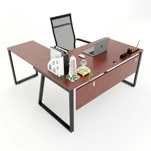 โต๊ะทำงานรูปตัวแอล HBTH020-Trapeze II Concept ขนาด 160x160 ซม. ต้องประกอบเอง สไตล์ร่วมสมัยผสมผสานแบบดั้งเดิม สำหรับสำนักงาน อาคารสำนักงาน เฟอร์นิเจอร์สำนักงาน - Product Image 2