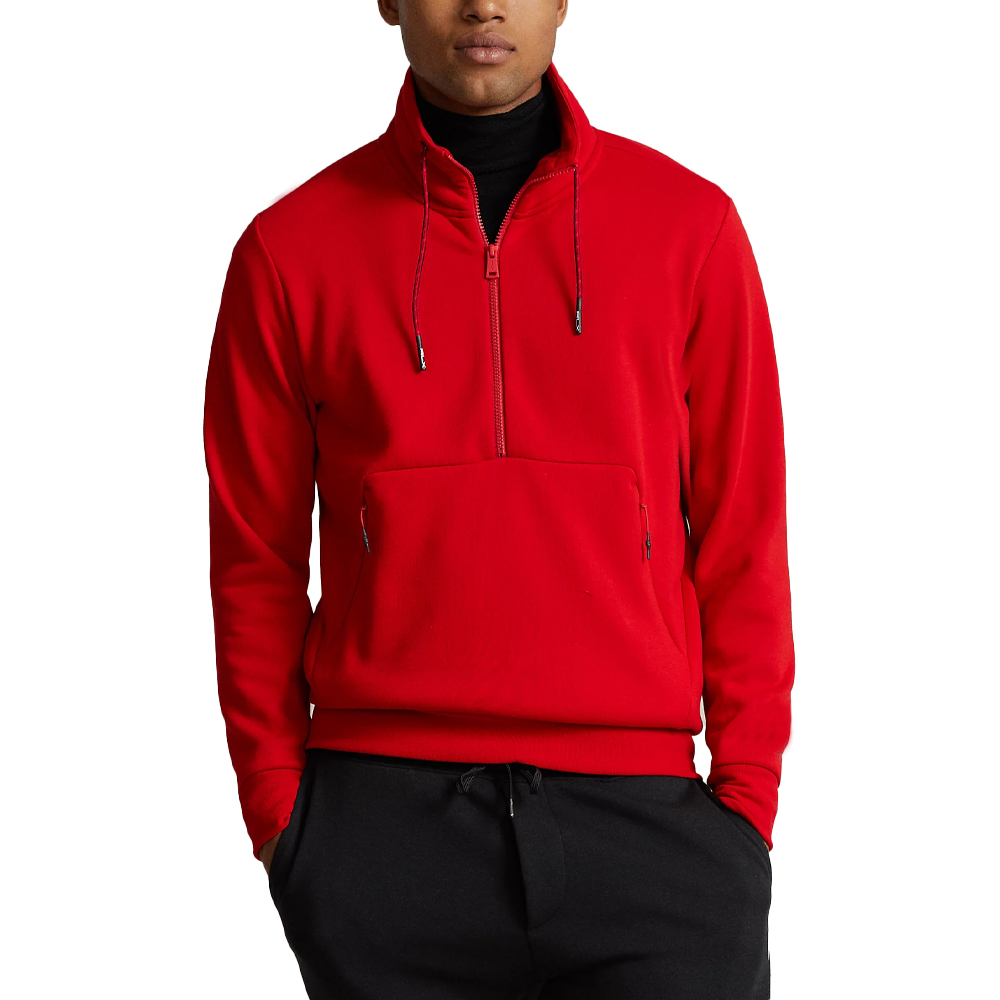 Men's Custom Half Quarter Zip Fleece Crewneck Sweatshirts at Wholesale Prices Breathable Fleece Men's Sweaters