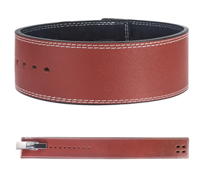 Ceinture d'haltérophilie en cuir PU de haute qualité de 6 pouces Logo personnalisé équipement de Fitness d'entraînement professionnel genou solide réglable - Product Image 4