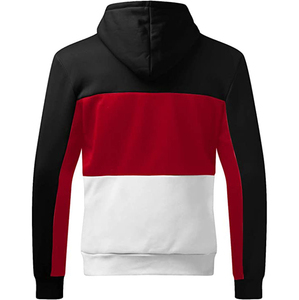 Men 100% Cotton Fleece Pullover Custom Blank 2026 Hot sale Custom Print Color Block Custom <b>Plain</b> <b>Hoodies</b> - Product Image 4