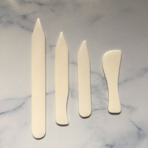 Best Quality Buffalo Bone Knife <b>Folder</b> 6 inch Papercraft Tool Buffalo Natural Bone <b>Folder</b> for Cutting Paper Ox Bone <b>Folder</b> - Product Image 6