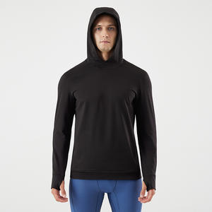 Wholesale Men's Lightweight <b>Fleece</b> Boxy Pullover <b>Hoodies</b> & Sweatshirts High Quality Plus Size Sports Clothing Breathable Feature - Product Image 6