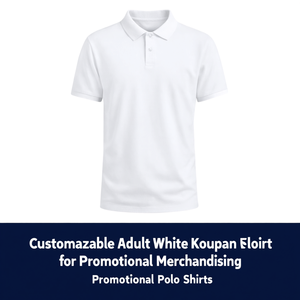 Polo Bianca Personalizzabile per Adulti Koupan per Merchandising Promozionale - Product Image 2