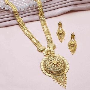 Venta al por mayor que forma 14K 18K 24K chapado en oro joyería larga, collares de moda, joyería de lujo, joyería tradicional llena de oro de latón - Product Image 2