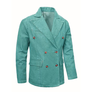 2025 nueva chaqueta de mezclilla de tendencia elegante al por mayor de alta calidad última chaqueta de hombre con personalización chaqueta de tendencia superior - Product Image 1