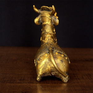 Fait à la main écologique Dhokra Art Nandi Idol Metal Caractéristique pour les occasions de Diwali - Product Image 5