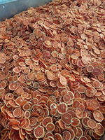 Rebanada de naranja seca de primera calidad, fruta deshidratada ecológica para decoración de postres de infusión de té y salud diaria