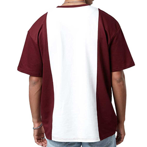 Nouveau style de t-shirt pour hommes court personnalisé nouveau design bonne qualité coton coupe ample ligne hommes t-shirt pour hommes - Product Image 3