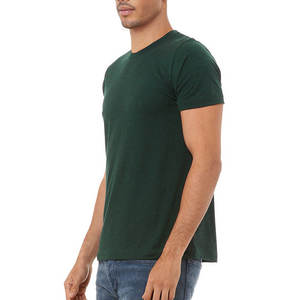 T-shirt rapide respirant de qualité supérieure hommes impression de logo personnalisé hommes uni solide à manches courtes respirant hommes T-Shirts - Product Image 4