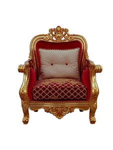 Canapé classique européen 1 place en bois massif durable de couleur naturelle en teck acajou pour appartement villa meubles de salon - Product Image 2