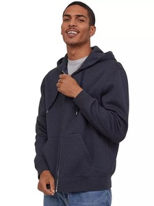 Sudaderas gruesas de gran tamaño para hombre, ropa de calle de alta calidad, Color sólido, básico, con costuras en blanco, la más barata - Product Image 2