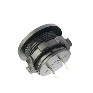 Voltmètre numérique étanche 12 V CC à affichage numérique pour panneau rond, idéal pour VTT, UTV, camions, bateaux et applications marines - En promotion - Product Image 3