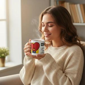 Tazza in Ceramica BT21 con Design Cartoon TATA, 325ML, Tazza da Caffè per Regalo - Product Image 2