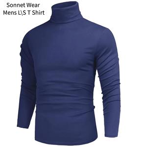Suéter Ligero de Punto para Hombre, Estilo Casual, Corte Ajustado, Básico - Product Image 3