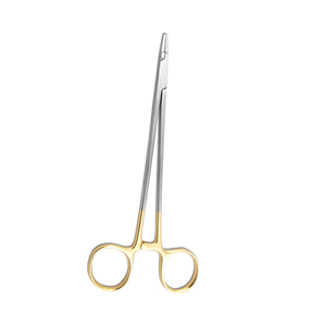 Porte-aiguilles dentaire manuel en acier inoxydable TC Ryder, instrument chirurgical avec une largeur de mâchoire de 1,5 mm, réutilisable - Product Image 3