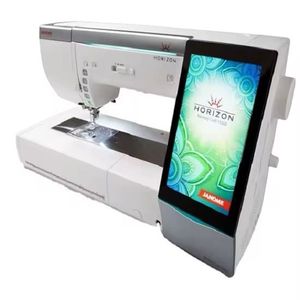 Máquina de Coser y Bordar Perfecta Ja-nome Horizon Memory Craft 15000, Nueva con Base Cilíndrica para Uso Doméstico, Componente Principal del Motor - Product Image 1
