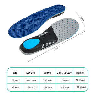 Удобная Рабочая обувь для обуви, плоскостопие, Подошвенный Фасциит, пятка, шпора, боль в ногах, пронационные ортопедические стельки для поддержки свода стопы - Product Image 6