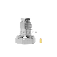 Connecteur BNC mâle droit ondulé pour câble coaxial RF LMR400/LMR600, contact en cuivre, DC-6GHz, étanchéité IP67