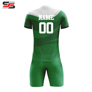 Venta al por mayor logotipo personalizado y diseño hombres jugador de fútbol kits de fútbol impresión por sublimación uniforme de fútbol - Product Image 2