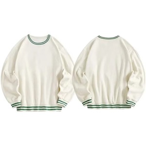 Comfortable Men Casual Cotton Crewneck <b>Sweatshirts</b> Men Clothing New Striped Design Custom Logo Long Sleeve <b>Sweatshirt</b> Breathable - Product Image 2