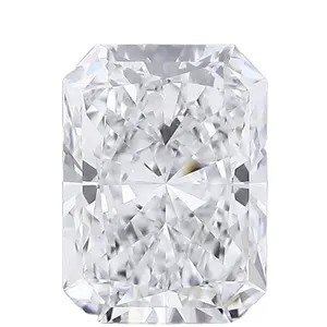 1.02 carats taille VS 1 clarté D couleur forme rectangulaire diamants cultivés en laboratoire diamants certifiés IGI prix d'usine