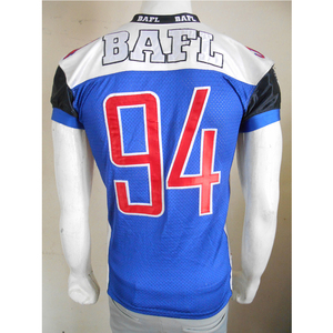 Maillot de football américain Panneaux ventilés Épaules durables Style de jeu Chiffres Gants courts prêts à l'entraînement pour la ville d'entraînement - Product Image 4