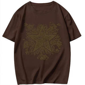 Camisetas DTF para Hombre, Estilo Urbano Moderno, Estampado por Transferencia, Manga Corta, Algodón - Product Image 1