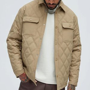 Veste matelassée pour homme, fabriquée en tissu polyester de haute qualité, conçue pour la chaleur et la durabilité, look moderne et élégant, manches longues - Product Image 5