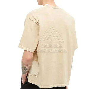 Prix ​​bas, prix de gros, t-shirt imprimé ample en coton 100% pour hommes, t-shirts personnalisés avec logo au meilleur prix - Product Image 2