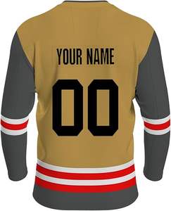 Vêtements de hockey sur glace avec logo personnalisé les plus populaires pour adultes et tailles concevez votre propre style ensembles d'uniformes de hockey sur glace - Product Image 4