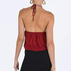 Tops cortos sin mangas para mujer, blusa de sujetador con cuello Halter cerrado para mujer, Top corto suelto con cuello redondo al por mayor - Product Image 5