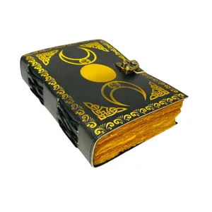 Bloc de notas personalizado con estampado de Tripple, diario de la diosa de la Luna, libro de sombras de bruja en blanco, para regalos