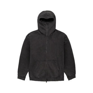 Nueva cremallera completa personalizada 100% algodón pasamontañas sudaderas calle de gran tamaño Zip up Hoodie Drop Shoulder - Product Image 5