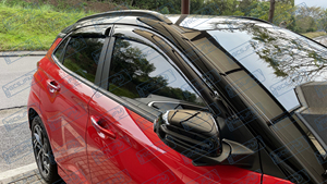 GCS Hyundai KONA 2018-ON ที่บังแดดหน้าต่างฝน HY634ทำจากอะคริลิค3เมตรเทปกาวสำหรับตกแต่งรถ - Product Image 3