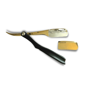 Rasoir de barbier de qualité supérieure | Rasoir à lame unique pour salon de coiffure en acier inoxydable - Product Image 2