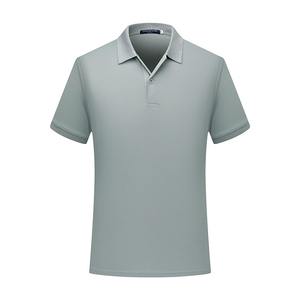 Polo décontracté pour hommes 240 GSM mélange de coton tricoté à manches courtes col à la mode fabricant d'usine de broderie OEM & ODM - Product Image 5