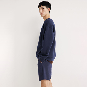 Muestra OEM 380G Conjunto sólido de invierno para hombre 100% Algodón Jersey con capucha y pantalones de chándal Impreso Ropa bordada de gran tamaño - Product Image 4