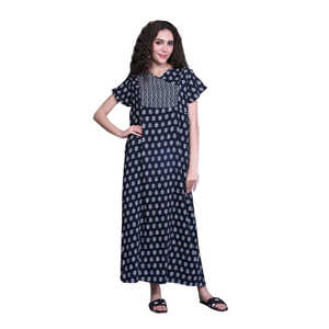 Chemise de nuit 100% coton modal avec poche latérale, respirante et confortable, lingerie ODM, logo personnalisé, taille unique jusqu'à 3XL - Product Image 5