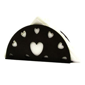 Dernier porte-serviettes en métal décoratif en coquille de fer Décor de table à manger pour les fêtes - Product Image 5