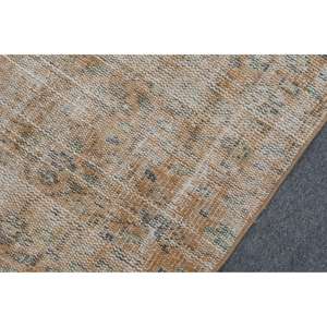 Alfombra Turca de 4.3x6.5 pies, Alfombra Oriental Marrón Vintage - Product Image 5