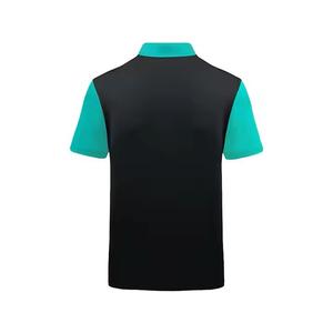 2025 Golf de hombre de alta calidad hecho a medida para Polos verano poliéster Spandex patrón sólido con sublimación personalizada y logotipo - Product Image 5