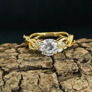 14K แหวนทอง1 CT CVD ทรงกลมตัดเพชรเดี่ยวแหวนหมั้น IGI ได้รับการรับรองเครื่องประดับที่ดี - Product Image 4