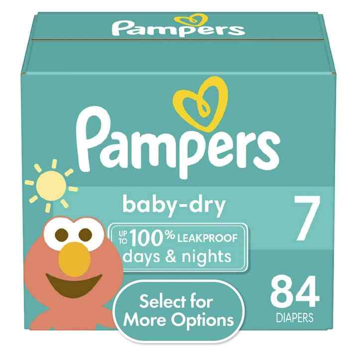 Pampers Baby Dry Disposable Baby Diapers Enormous Pack Size 1 204 Count