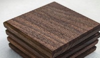 Sous-verres écologiques en bois de sheesham et noyer, style zen asiatique, résistants à la chaleur, épaisseur 10 mm, non toxiques, qualité alimentaire, pour cuisine et salle à manger
